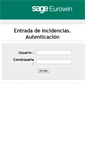 Mobile Screenshot of incidencias.sageeurowin.com